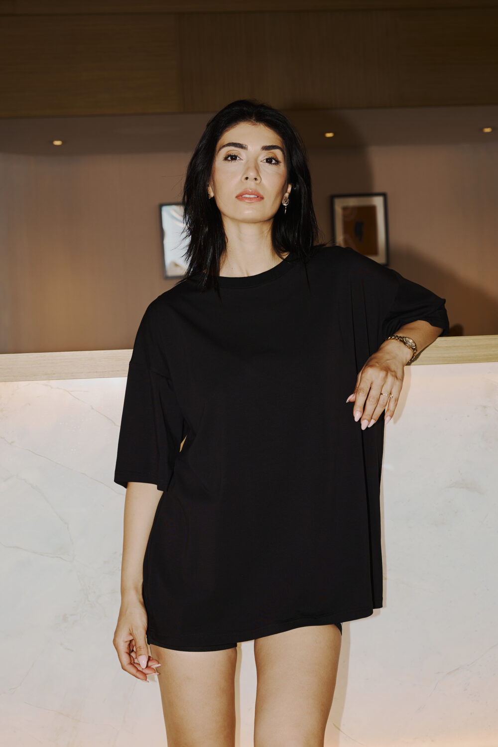 Boyfriend t-shirt Black